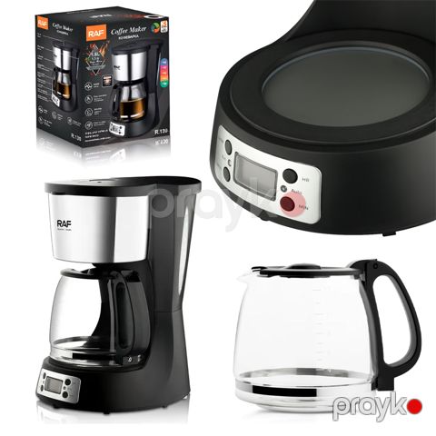RAF 1000W Elektrikli Qəhvə Dəmləyicisi, 1.5L Böyük Tutum, R.130 — Bakı