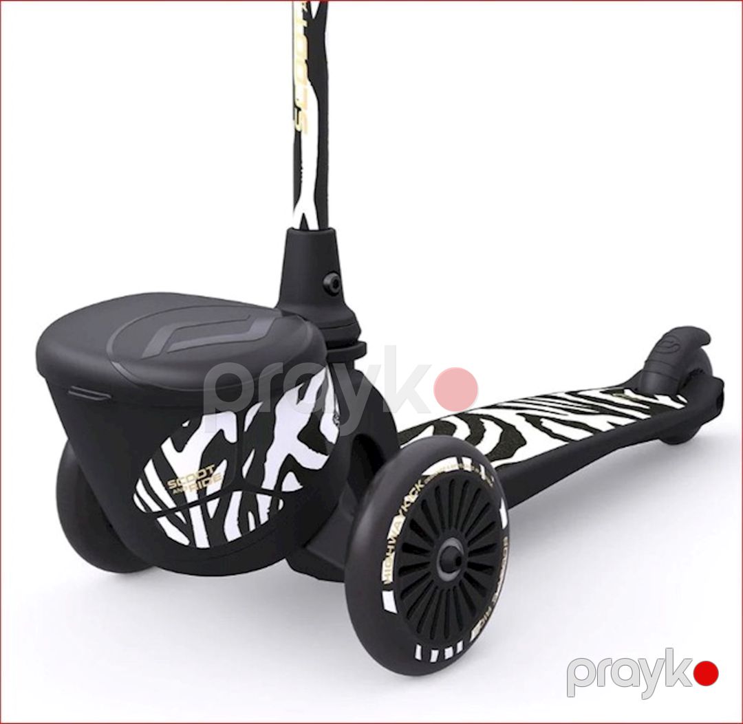 Samokat Scoot&Ride, qara/ağ, 58x26x62.5 sm — Mallar, Bakı (3)