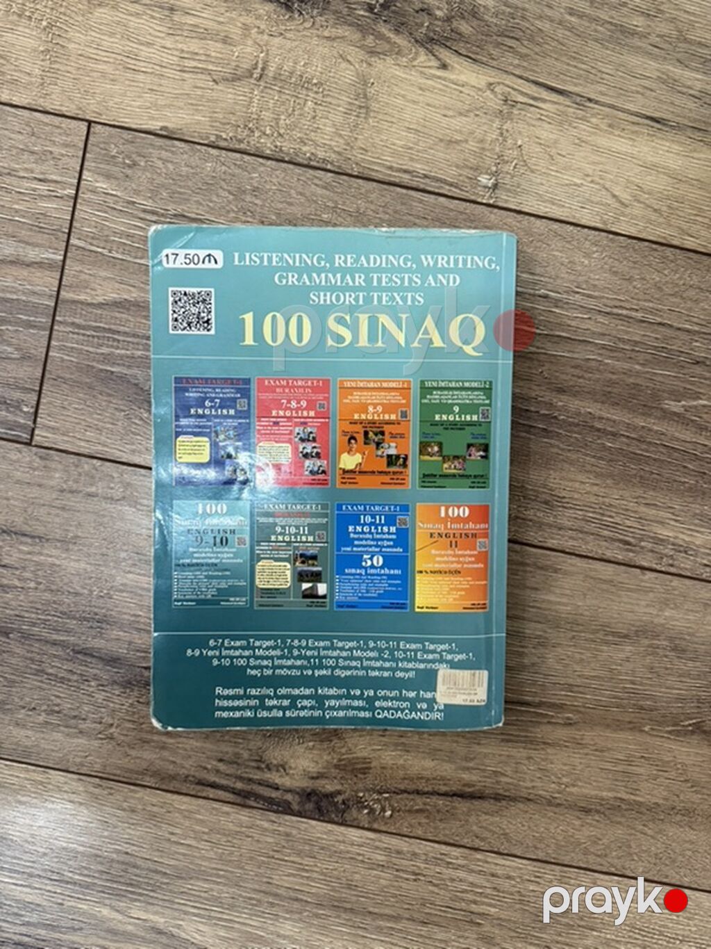 Məhsul: “100 Sınaq İmtahanı – English 9-10” (First edition) Təsvir — Kitablar, Bakı (2)