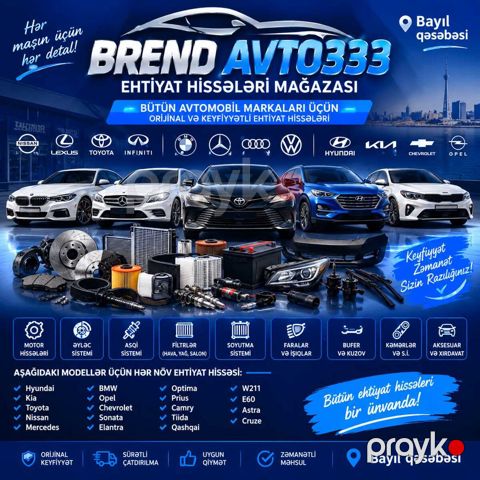 Toyota ehtiyat hissələri — Bakı