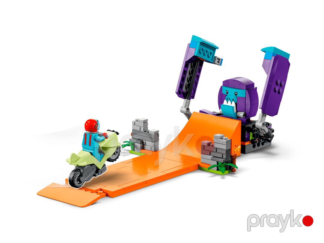 Konstruktor Lego City Stuntz Smashing Chimpanzee Stunt Loop 60338 — Mallar, Bakı (2)