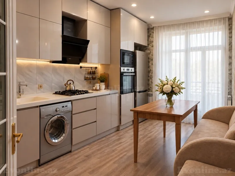 Kirayə verilir 3 otaqlı Mənzil Yeni tikili 105 m² Bakı, Xətai r — Mənzil, Bakı (6)