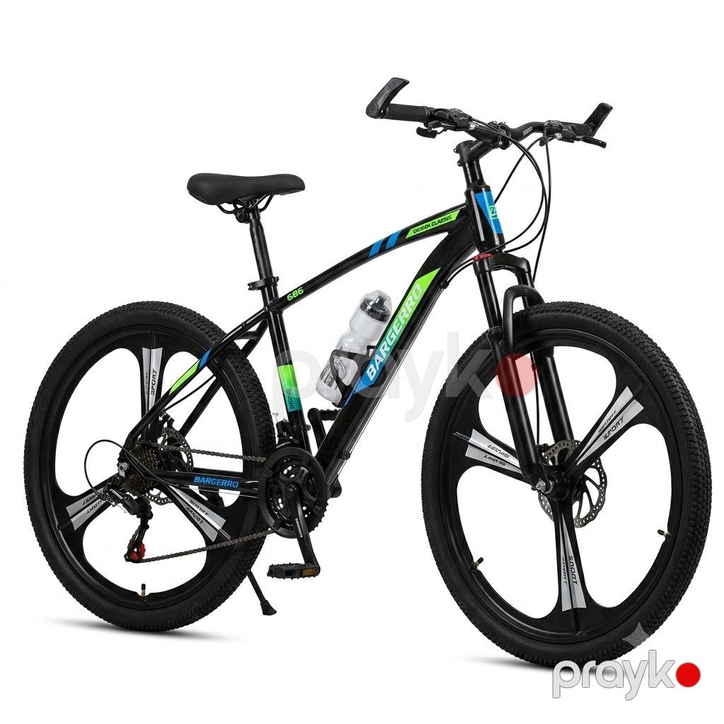 Dağ velosipedi Bargerro TECH_24029G 29" Yaşıl Qara 2 əd — Velosipedlər, Bakı (2)
