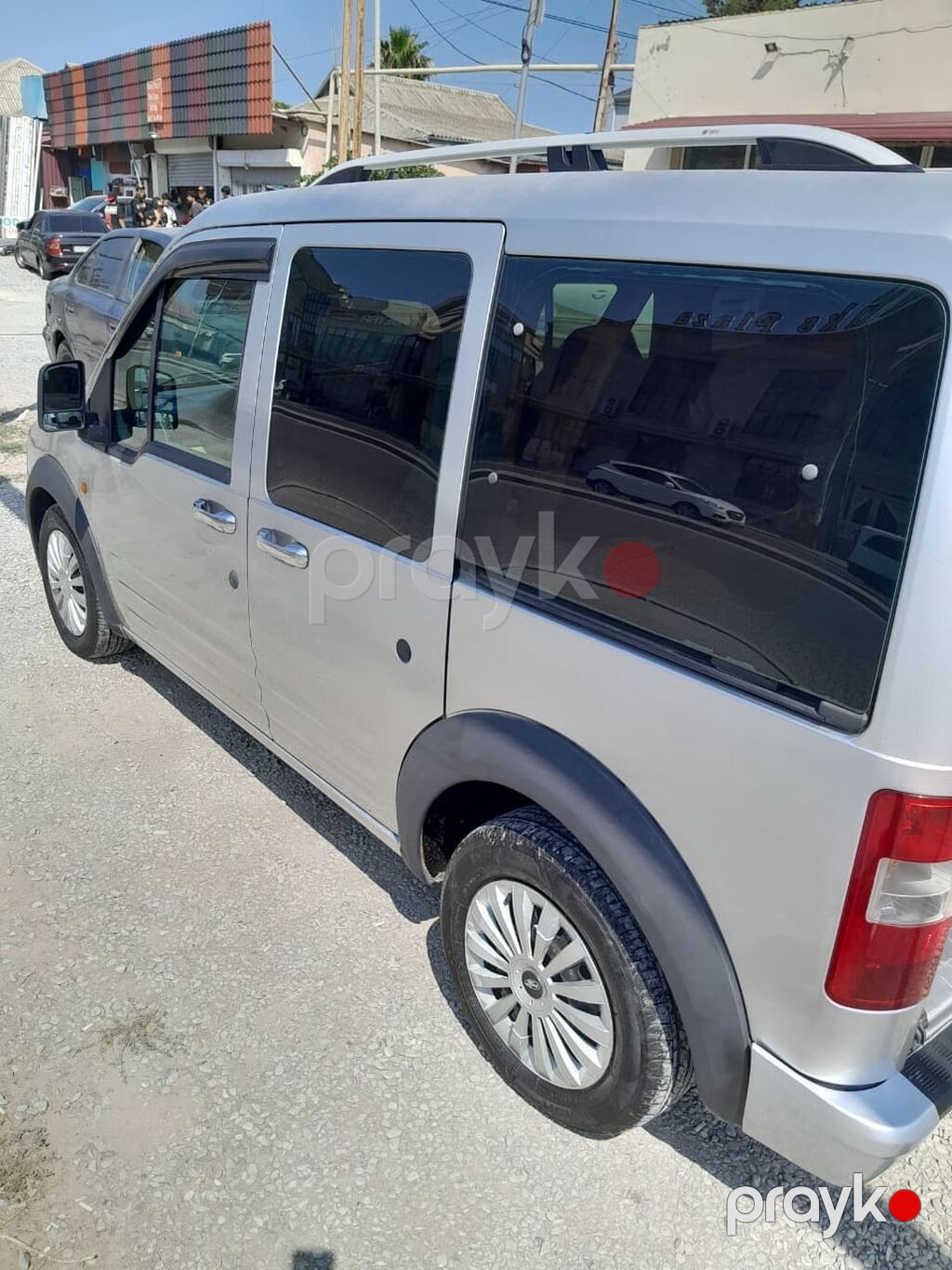Ford Tourneo Connect (gümüş rəng) - Kuzov: 5 qapılı miniven, arxa — Avtomobillər, Digah (4)