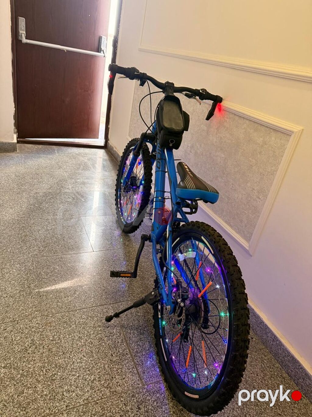 Uşaq/yeniyetmələr üçün dağ velosipedi – mavi rəng Velo 1 gündü alınıb — Dağ velosipedləri, Xırdalan (2)