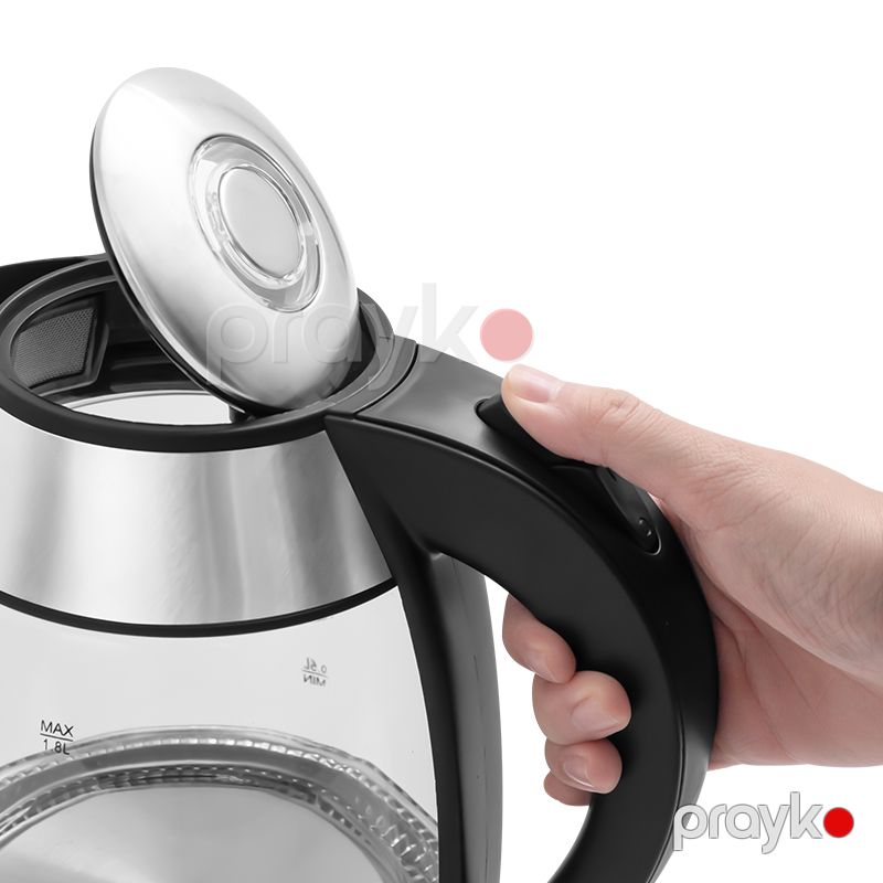 Lexical LEK-1451 Şüşə Elektrik Çaydanı – 1.8 L, 2200W, Mavi LED İşıqlı — Ev texnikası, Bakı (3)