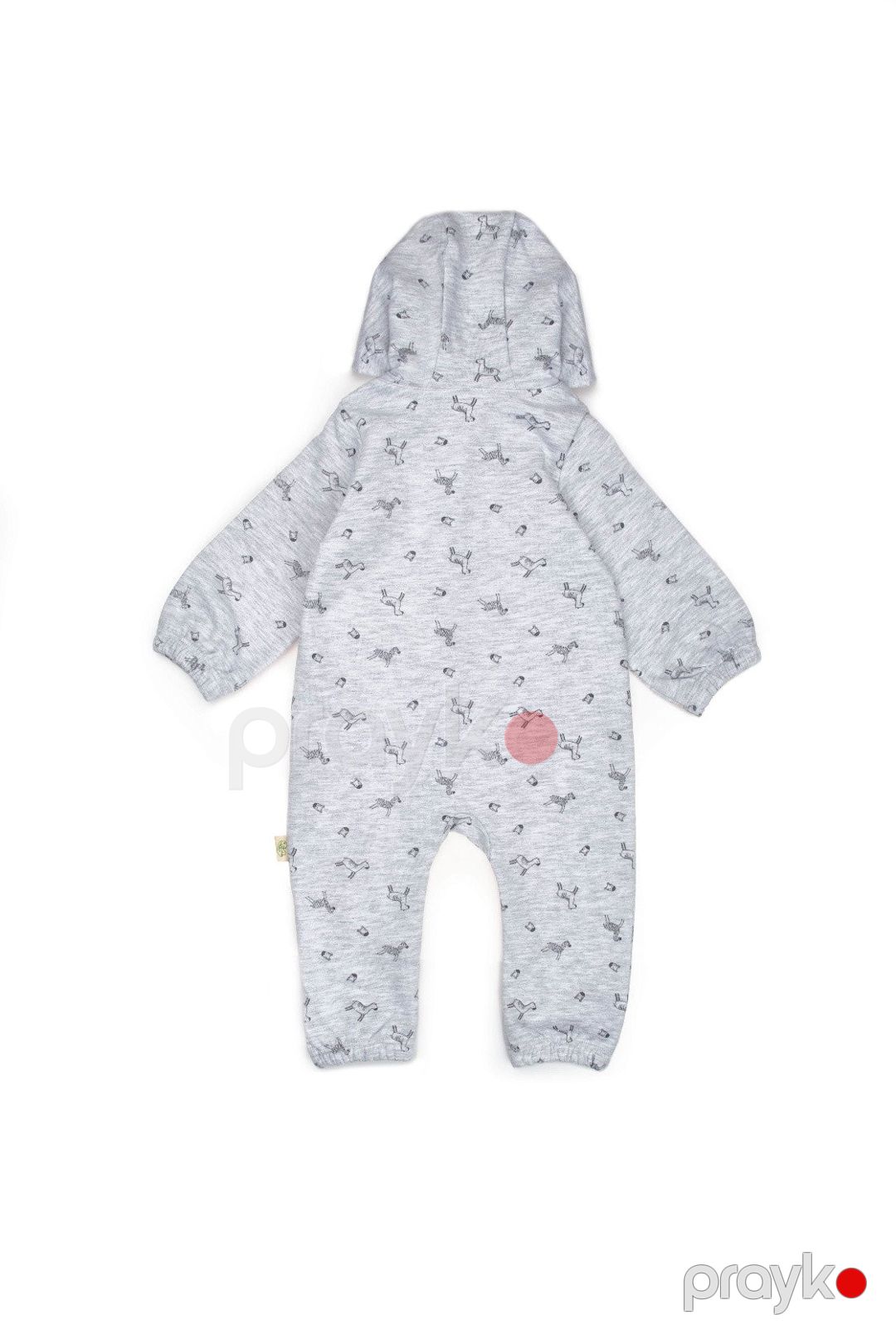Yenidoğulanlar üçün oğlan körpə tulumu Babycosy, 18-24 ay, boz, %100 orqanik pambıq - 8683529323717 — Mallar, Bakı (2)