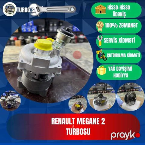 "Renault Megane 2" turbosu və kartrici — Bakı