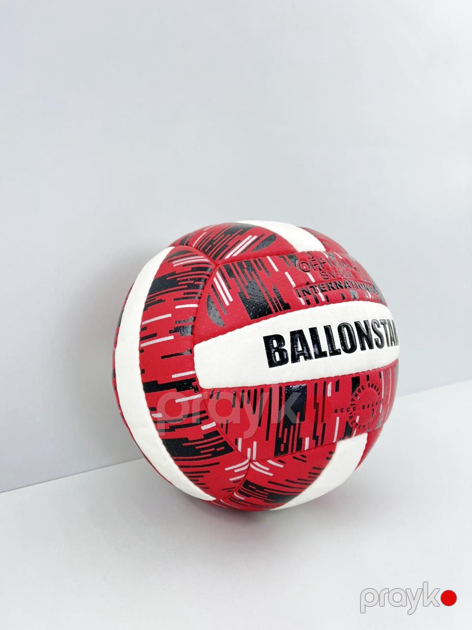 Voleybol topu Ballonstar, qırmızı/ağ — Mallar, Bakı (2)