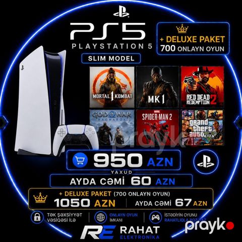 Sony Playstation 5 Slim 1TB — Bakı