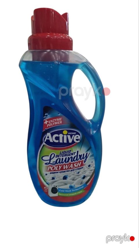 Təmizləyici Active Home Polywash paltaryuyan üçün, mavi, konsentratlı, ağlar və rənglilər üçün, çiçək qoxulu, 1,5 l - SH-2086 — Bakı