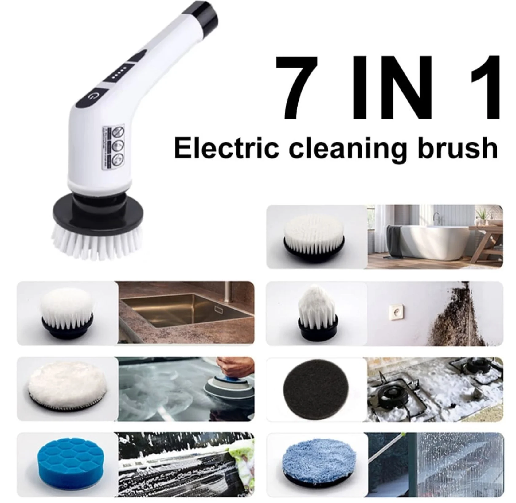 Elektrikli təmizləmə fırçası MA-8827 — Təmizlik üçün alətlər, Bakı (3)