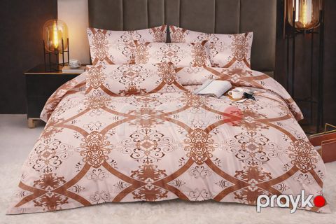Yataq dəsti First Brand, pambıq, çəhrayı, mələfə 160x220 sm, yorğan üzü 160x220 sm, yastıq üzü 50x70 sm, birnəfərlik — Bakı