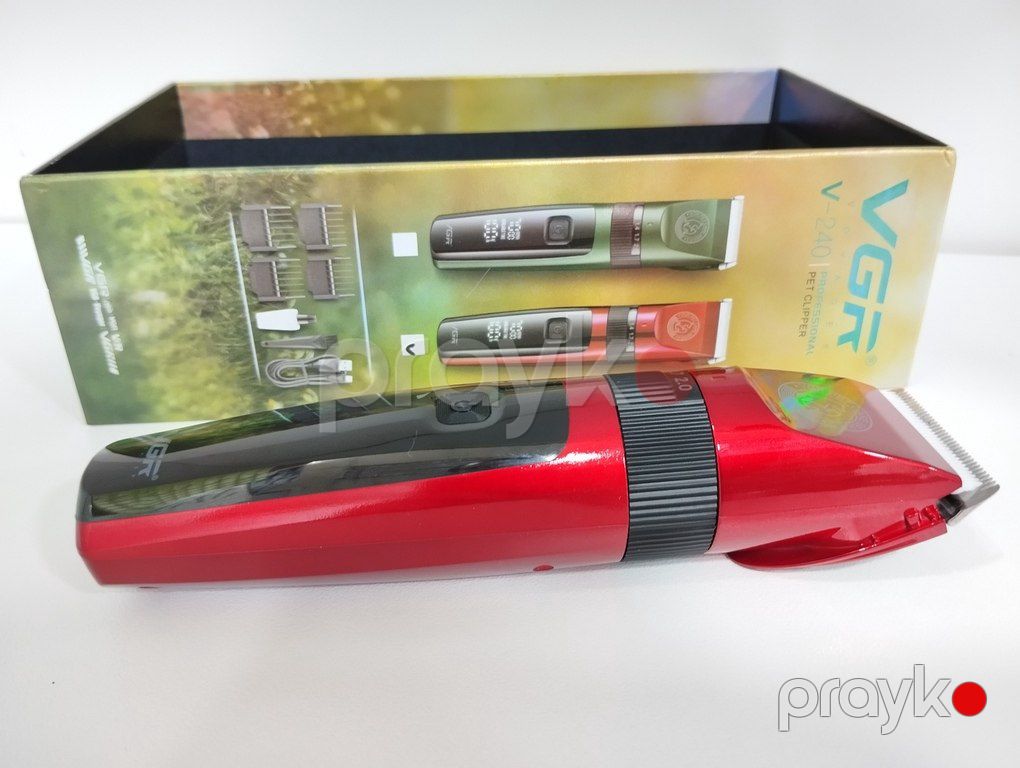 İt pişik qırxan "VGR 240 1500mAh 4 speed 7000RPM Cord/Cordless" — Heyvan malları, Bakı (9)