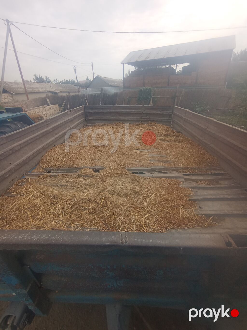 Traktor üçün iki oxlu kənd təsərrüfatı qoşqusu - Yükləmə platforması — Yardımçı qoşqular, Zərdab (6)