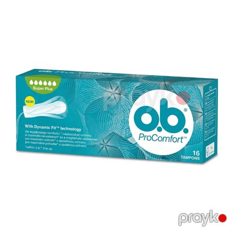 Tamponlar O.B. ProComfort Super Plus, aplikatorsuz, 16 əd — Bakı