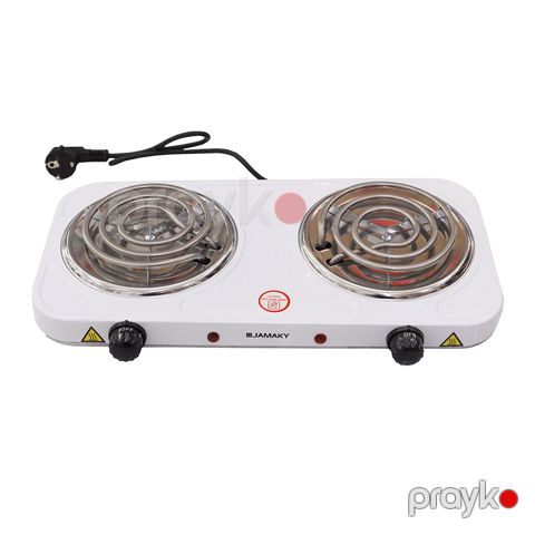 Elektrik plitə jamaky JMK7012 spiral ikili 1500W+1500W 140+140MM polad — Bakı