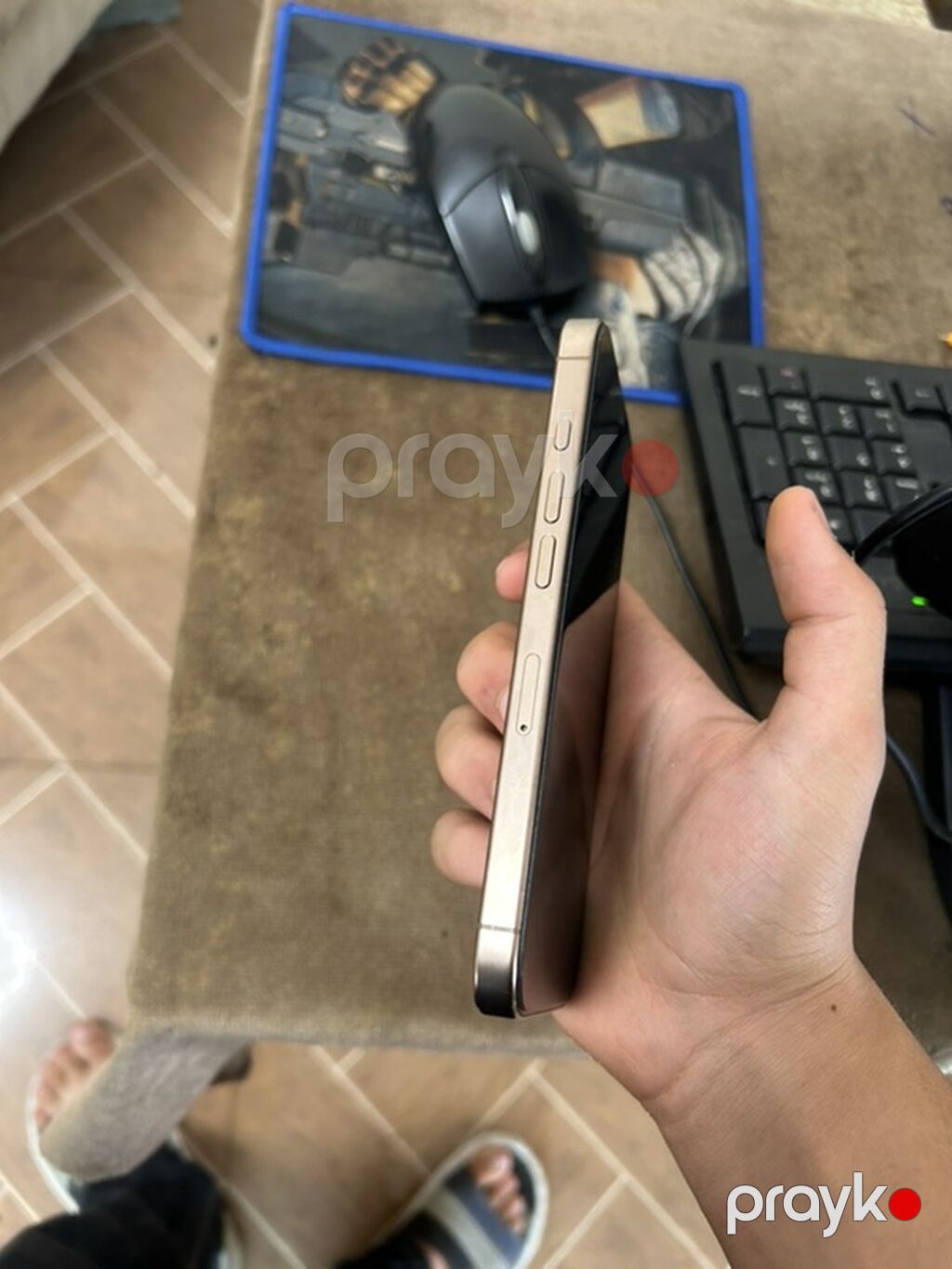 IPhone 15 Pro, Natural Titanium, Face ID — Apple iPhone, Tərtər (3)