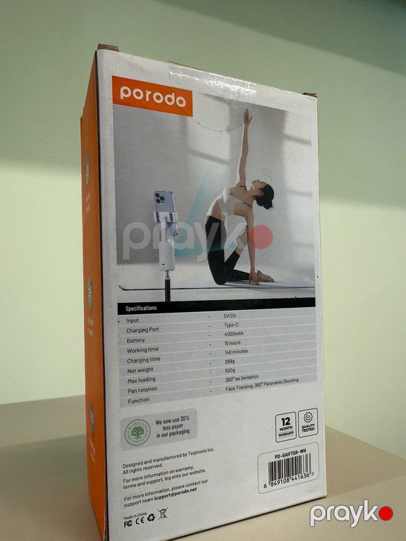 Porodo AI Tracking Mount – 360° — Smartfonlar, Bakı (4)
