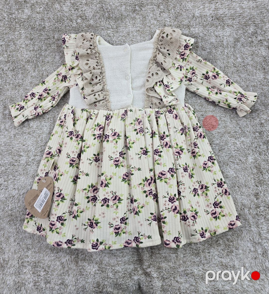 Qızlar üçün don TK-259, bej, pambıq, 6-9 ay — Mallar, Bakı (3)