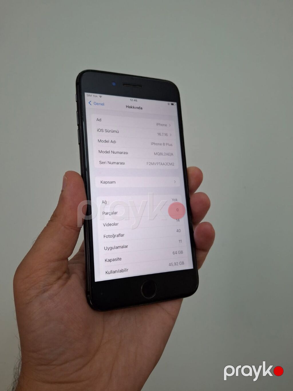 IPhone 8 Plus, 64 GB, Qara, Simsiz şarj — Apple iPhone, Bakı (3)