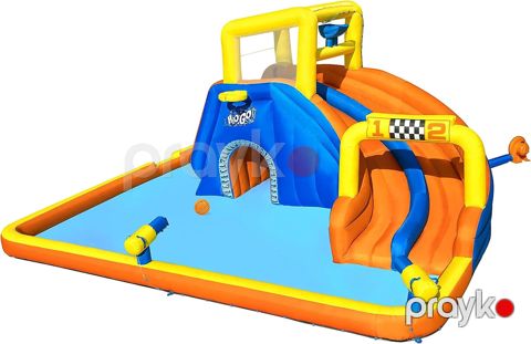 Uşaq hovuzu Bestway 53377, şişmə, çoxşaxəli, 551x502x265 sm, rəngbərəng — Bakı