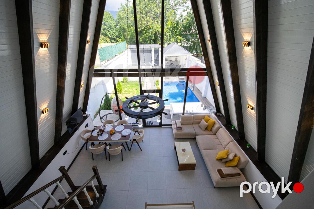 İcarəyə verilir 3 otaqlı həyət evi/bağ evi 110 m² — Ev, villa, Qəbələ (2)