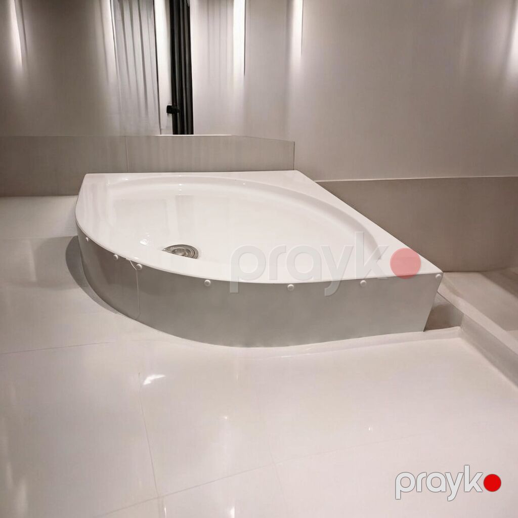 Akril duş altı poddonlar. Yeni. Çatdırılma və montaj var.(ödənişli) — Santexnika, Bakı (5)