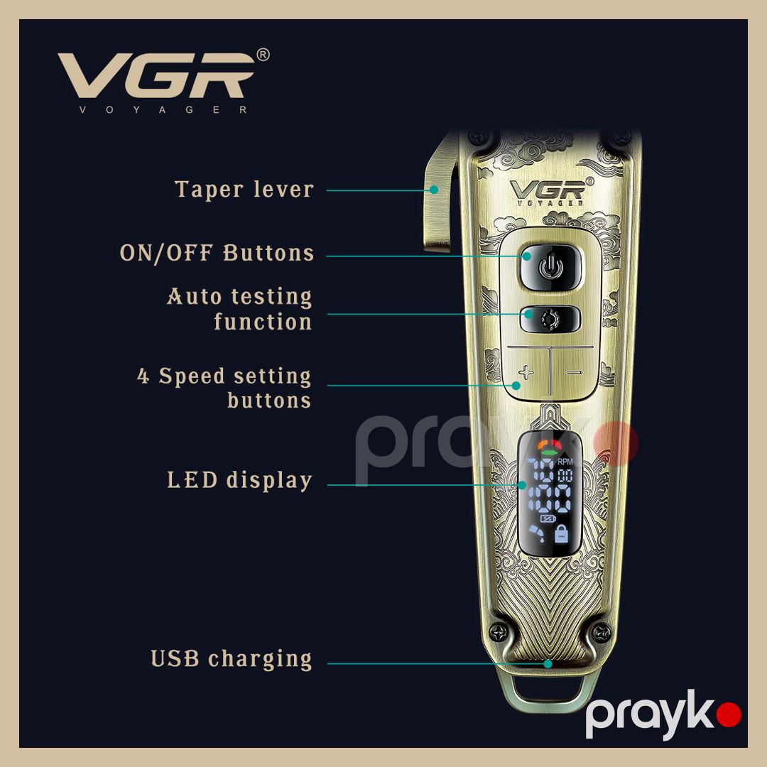 Saç qırxmaq üçün maşın VGR V-005 — Saç kəsmə maşınları, Bakı (5)
