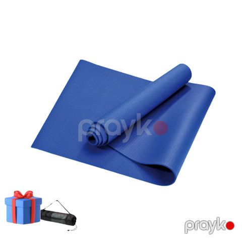 Yoqa üçün xalça Kahn_0070, PVC, göy, 173x61x0.7 sm, 400 q — Bakı