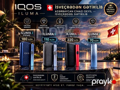Iqos Iluma – İsveçrədən gətirilmiş, 100% orijinal məhsul. Premium — Bakı