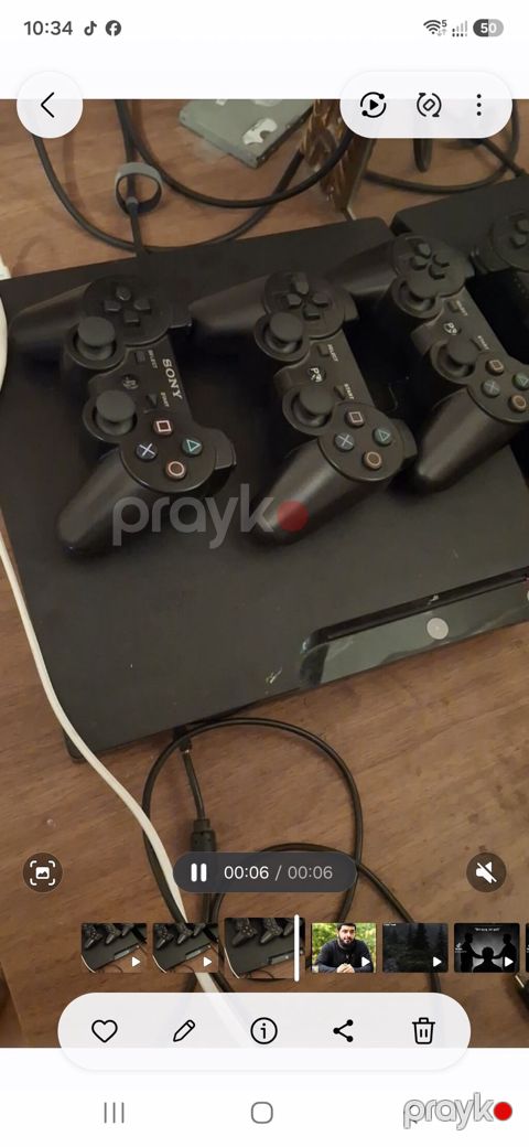 Məhsul: Sony PlayStation 3 (PS3) konsolu + 4 ədəd orijinal DualShock 3 — Gəncə
