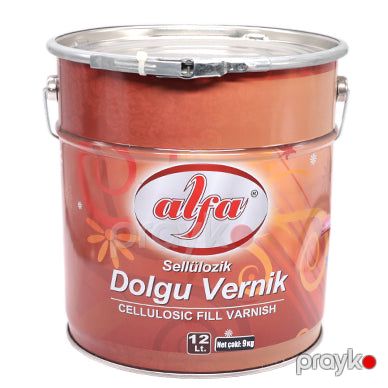 Alfa sellülozik dolğu vernik 12 l