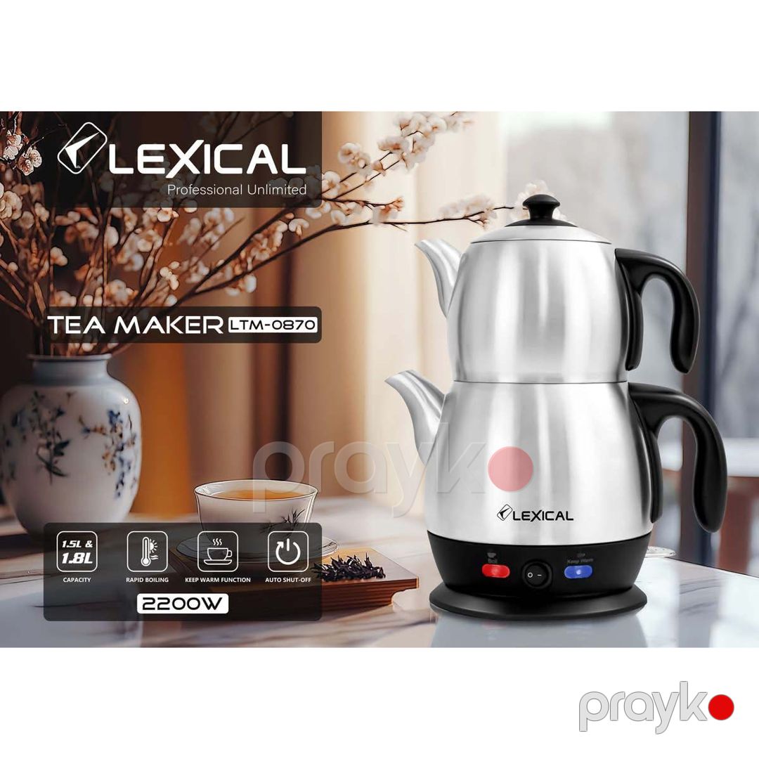 Lexical LTM-0870 İkili Elektrikli Çaydan Dəsti — Elektrik çaydanları və termoslar, Bakı (2)