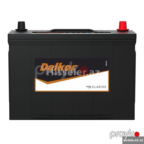 Akkumulyator Delkor 100 Ah R+ 800 A Asia 115d31l — Bakı