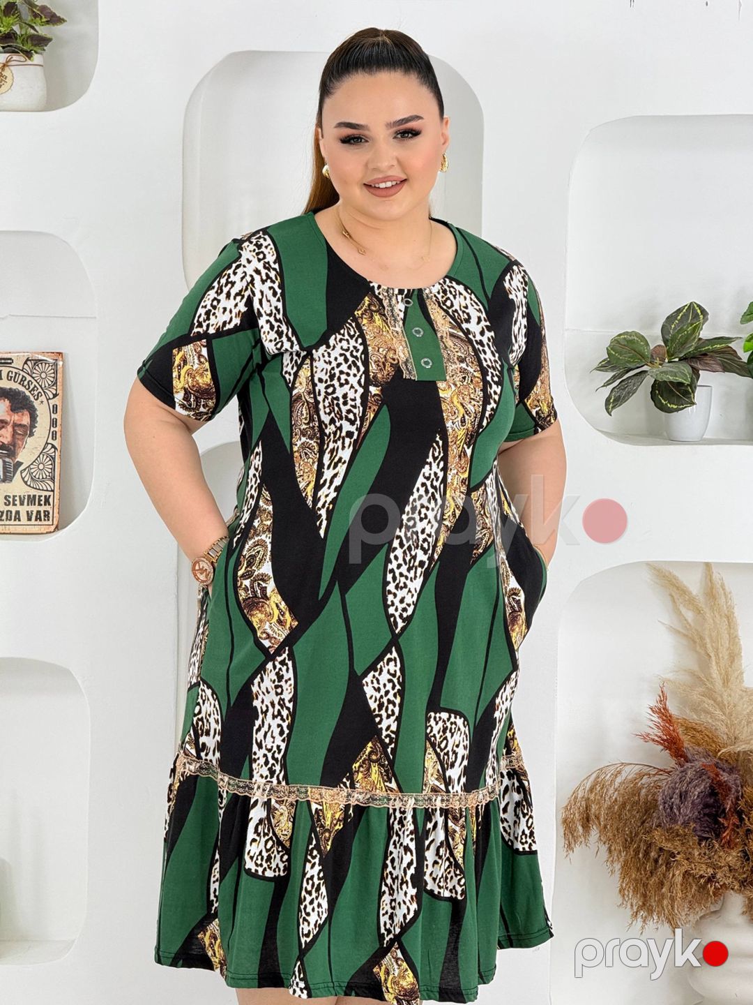 Gündəlik don No brand 3XL Rəngbərəng Pambıq BA-113 — Gündəlik paltarlar, Bakı (2)