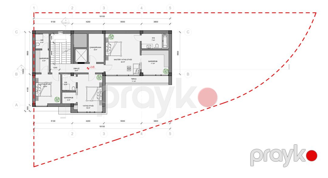 Satılır 6 otaqlı həyət evi/bağ evi 475 m² — Ev, villa, Bakı (12)