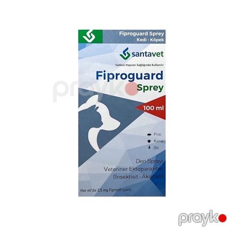 Sprey bit və gənə əleyhinə Santavet Fiproguard itlər və pişiklər üçün, 100 ml — Bakı