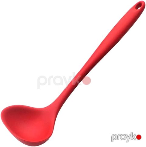Çömçə HMSD_553CR silikon, qırmızı, 28 sm — Bakı