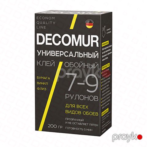 Decotric decomur universal divar kağızı yapışdırıcısı 200 q — Bakı