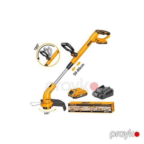 Akkumulyatorlu trimmer Ingco CGTLI20301 — Bakı