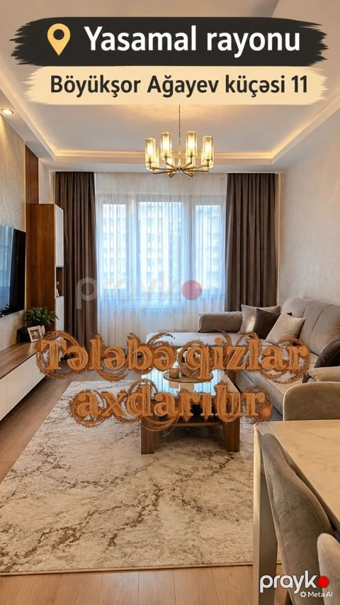 Yasamal rayonu, Böyükşor Ağayev küçəsi 11 ünvanında tələbə qızlar üçün — Mehdiabad