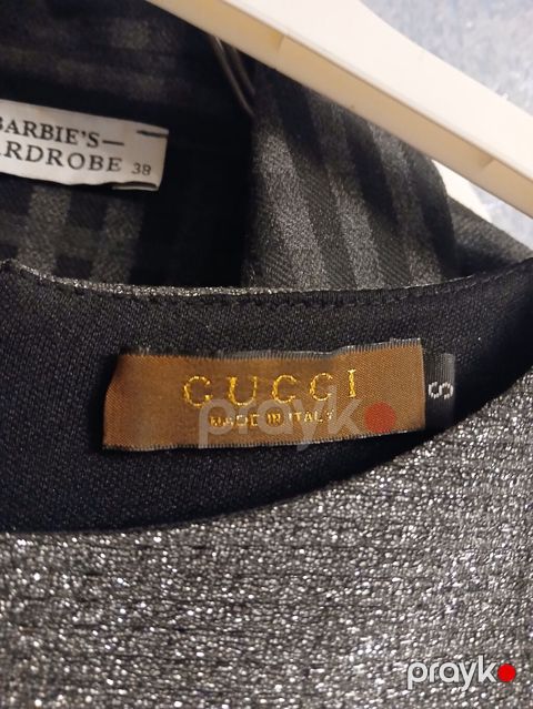 Guccı, Made in Italy – parıltılı toxumalı qadın geyimi - Brend: Guccı — Bakı