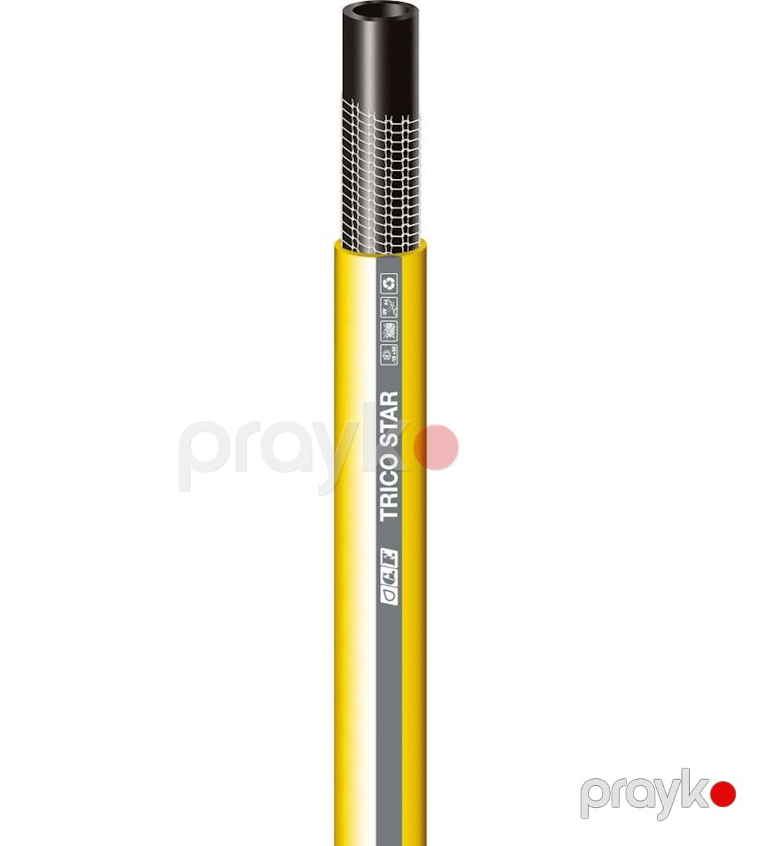 Suvarma şlanqı GF Trico Star, 50 m, 19 mm, sarı — Mallar, Bakı (3)