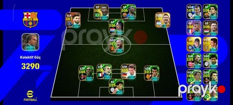 EFootball hesabı – güclü komanda və zəngin kart kolleksiyası - Klub — Digah