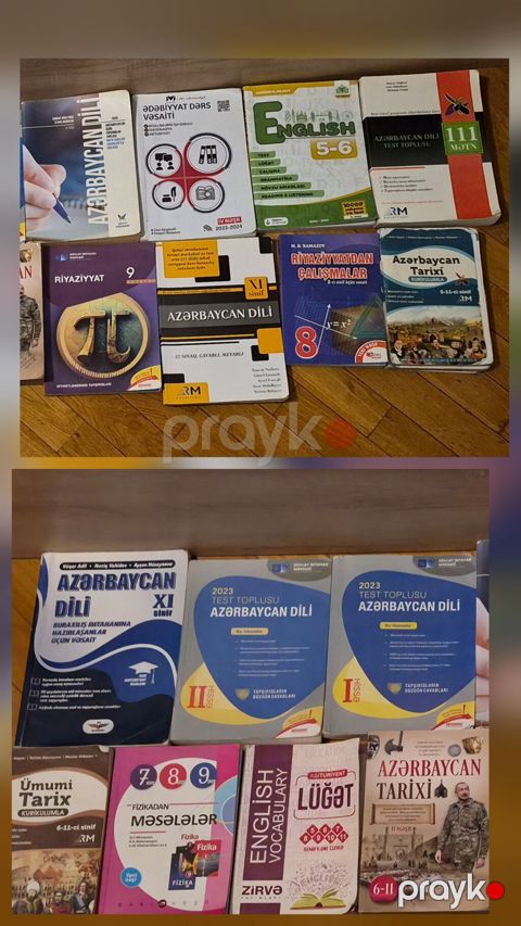 Məktəb və abituriyent hazırlığı üçün müxtəlif fənnlər üzrə dərslik və — Bakı