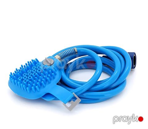 Heyvanlar üçün fırça-duş WS_K-522-BD-188, göy — Bakı