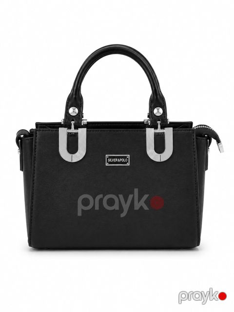 Çiyin çantası Silver & Polo SP1281-M105, qara, eko dəri, 23x15.5 sm — Bakı
