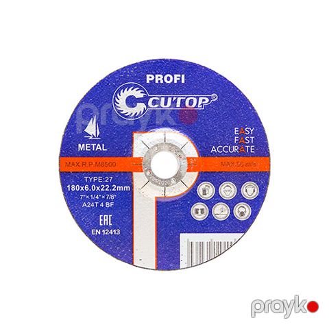 Metal üçün yonucu disk T27 180*6,0*22,2 — Bakı