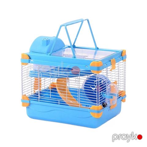 Qəfəs dağsiçanı üçün Zoomir KI, mavi, 31х24х30 sm — Bakı
